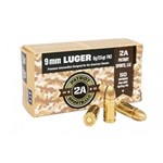 Patriot Sports 9MM LUGER 124gr 50rd 9mm fmj