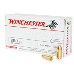 WINCHESTER FMJ 380ACP 95GR