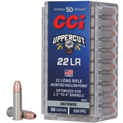 CCI/SPEER UPPERCUT 22LR JHP 32GR 50RD