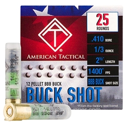 American Tactical Inc-ATI BUCK SHOT 410 2.5" Buck Shot